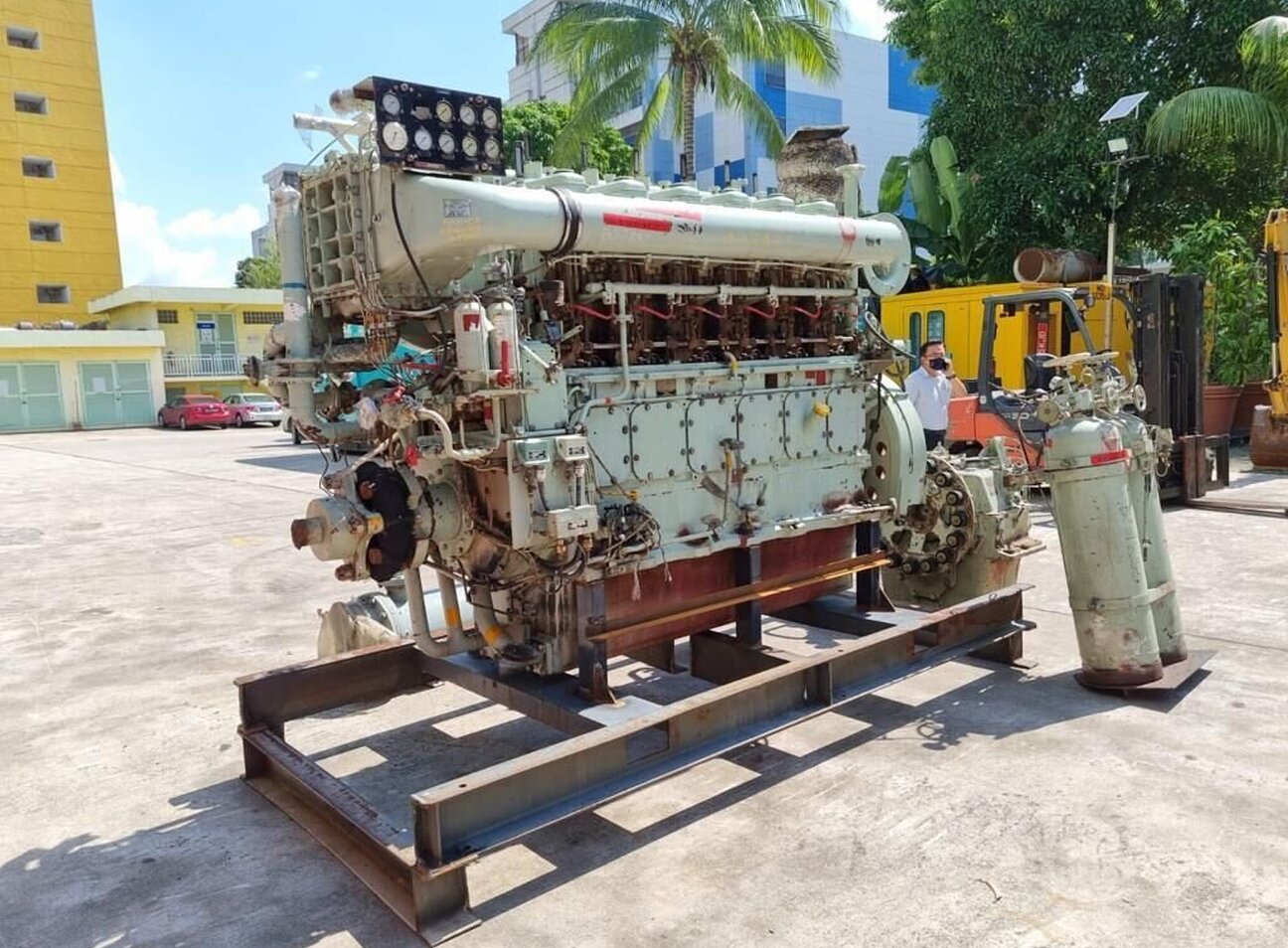 Remanufactured Chevrolet 350 Marine Engine - DM02 Long Block With Advanced Testing