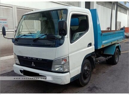 Used Mitsubishi Fuso Canter FE85 Tipper Truck For Sale in Singapore